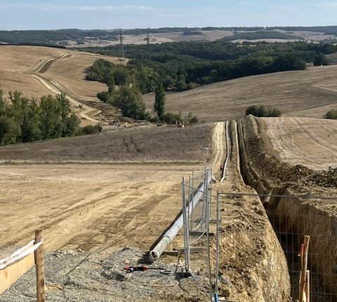 2026-09-29 - Visite d'un chantier de transport de gaz naturel à GOLFECH (82)